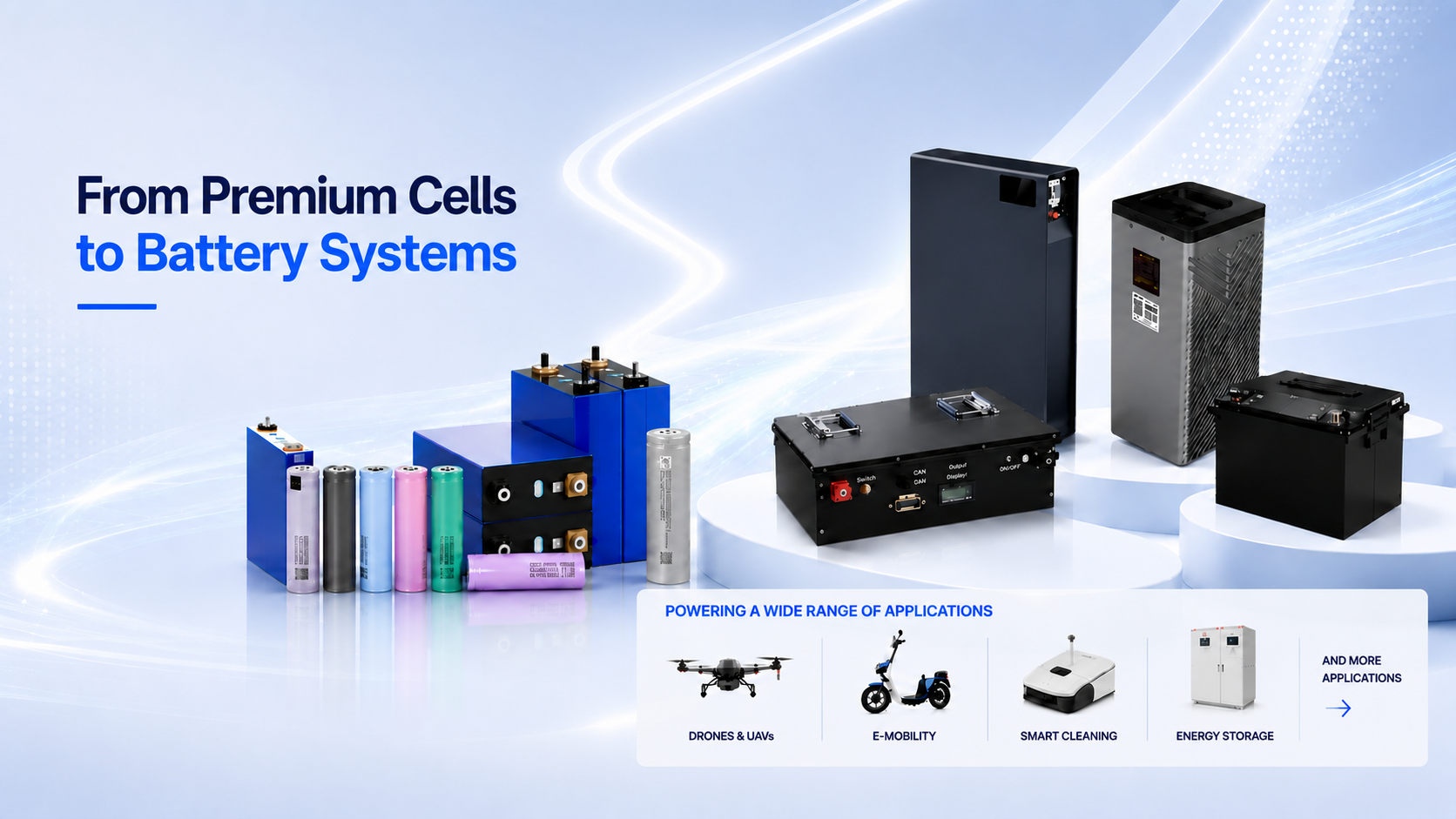 Quality 18650 Cylindrical Cells factory