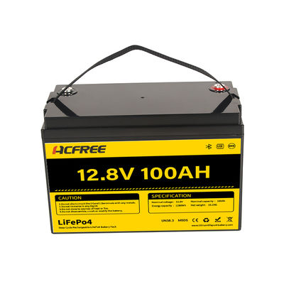Harga yang bagus Baterai LiFePO4 12.8V Ramah Lingkungan 1.28Kwh 100Ah LiFePO4 Dengan Siklus Dalam EVE LF100LA 5000 on line