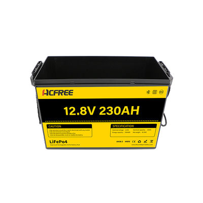قیمت خوب باتری لیتیوم فسفات آهن 12.8 ولت 230 آمپر ساعت OEM/ODM با BMS هوشمند 250 آمپر برای ذخیره سازی انرژی خانگی آنلاین