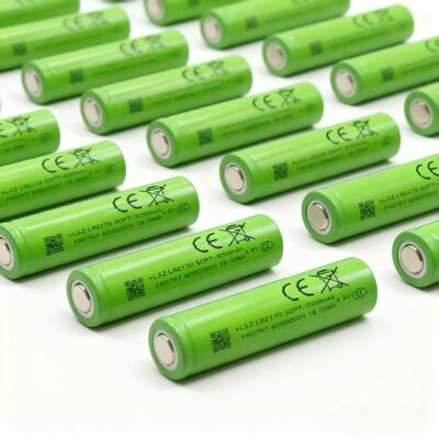 Buen precio 21700 Batería 5000mAh 3.6V Batería de iones de litio Célula 70A Corriente de descarga 600 Ciclos Vida útil 15A Carga para la bicicleta eléctrica de rendimiento en línea
